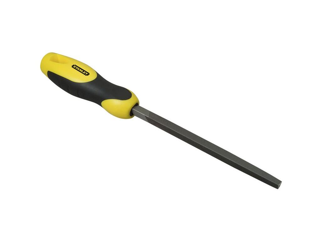 Pilník tříhranný s ergonomickou bimateriální rukojetí 200mm hrubý sek1 - ST-0-22-460