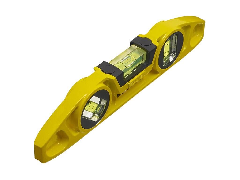 Vodováha hliníková Torpedo magnetická FatMax 230mm, 3 hranolové libely (± 0,5 mm/m) - ST-0-43-603