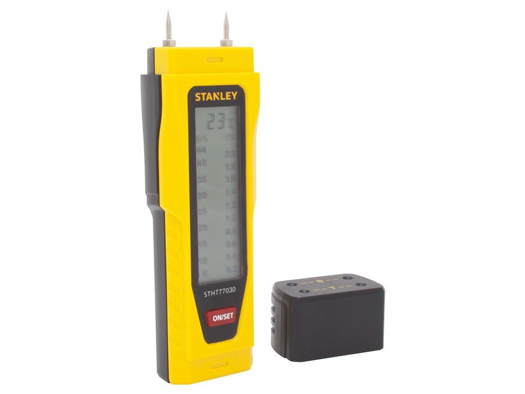 Vlhkoměr kontaktní na dřevo a stavební materiály, podsvícený LCD display, 6-44%, 0-37 °C - ST-0-77-030