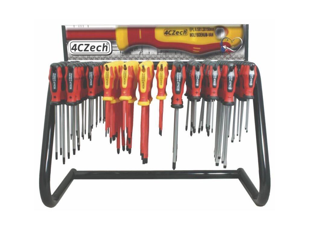 Stojánek se šroubováky PROFI PL,PH,PZ,TRX- ELEKTRO PL,PH,PZ - 4CZ-9999-04