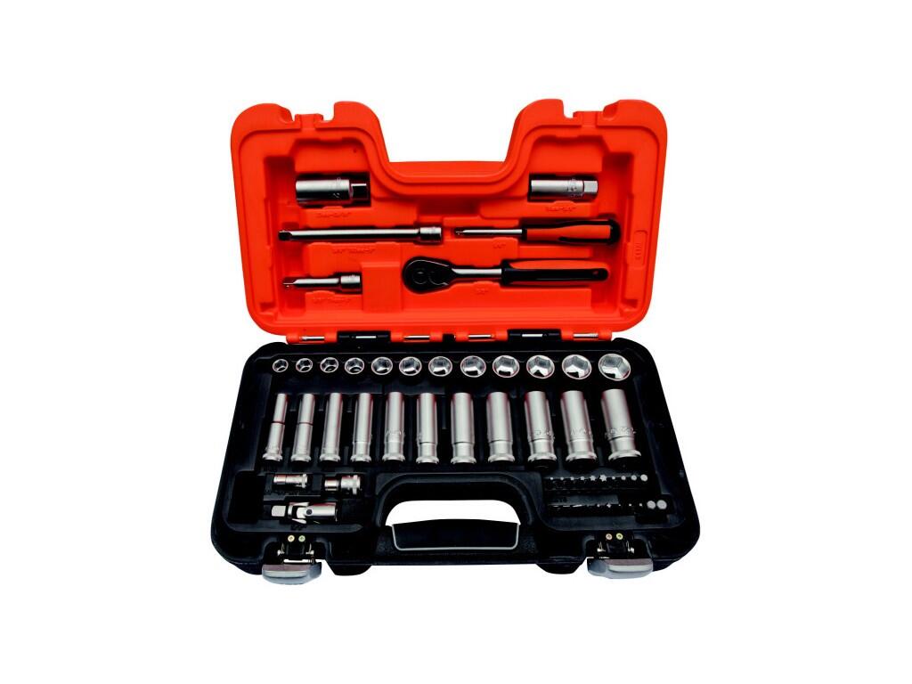 Sada 1/4" a 1/2" nástrčných klíčů 53 ks - BA-S330L