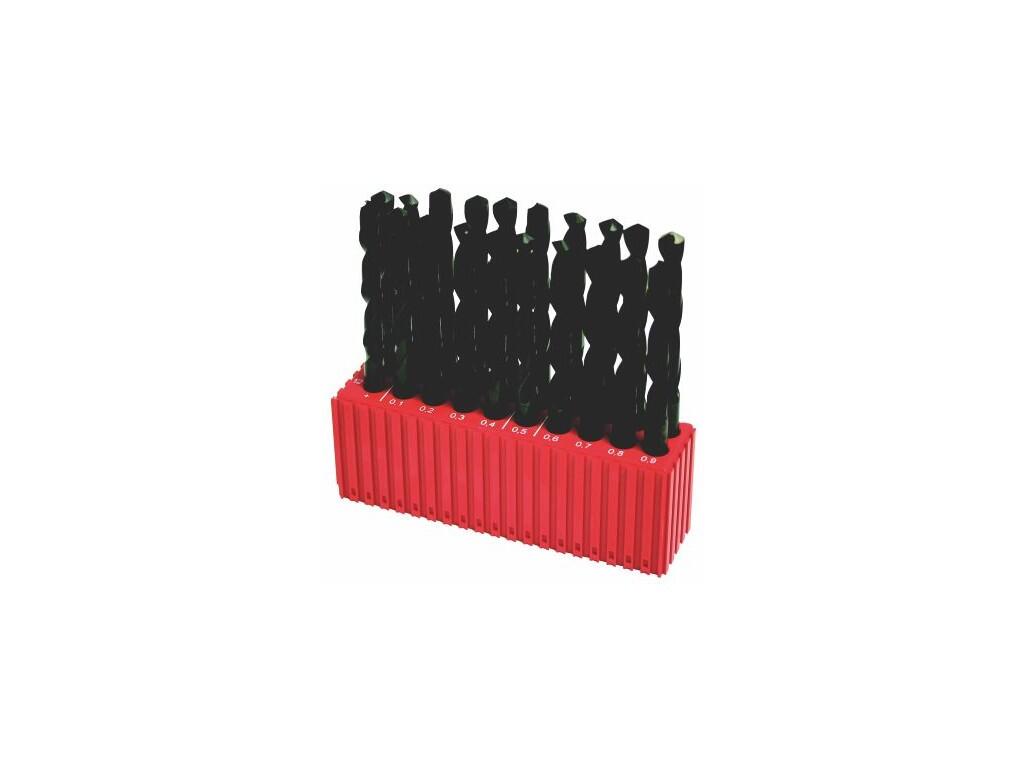 Sada vrtáků 20 dílů MODUL 12,00-13,90x0,1mm ČSN 221121RNHSS Pasivované - SV1121RNHSS-20PC