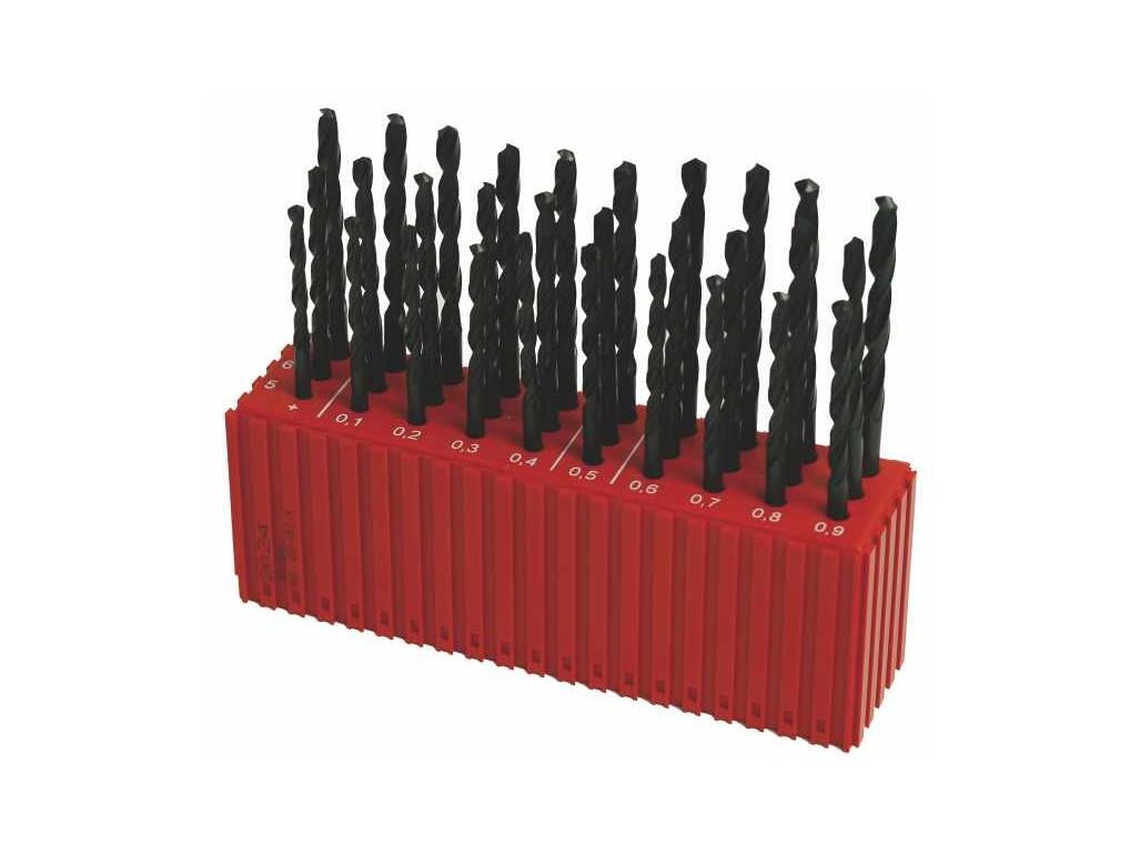 Sada vrtáků 30 dílů MODUL 5,00-7,90x0,1mm ČSN 221121RNHSS Pasivované - SV1121RNHSS-30P