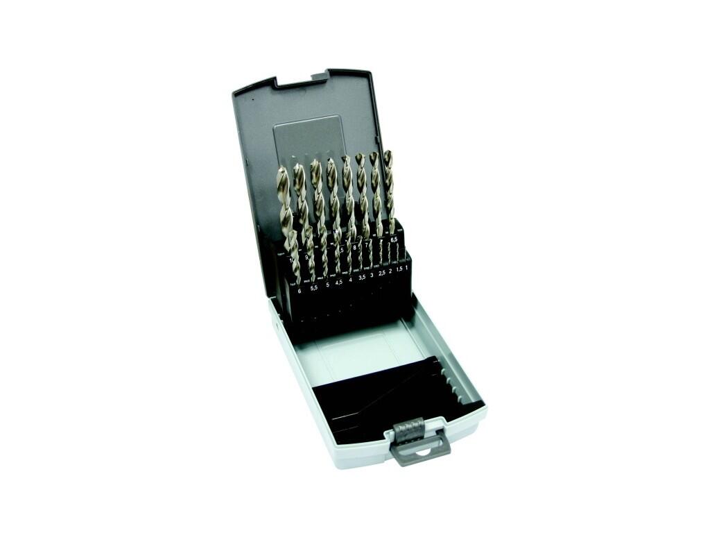 Sada vrtáků 19-dílná, 1,00-10,00x0,5mm S338RCZ002HSS, plastová krabička - SV338RCZ002HSS-19P