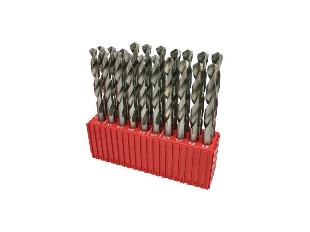 Sada vrtáků 20 dílů MODUL 12,00-13,90x0,1mm CZ004 HSSCo5, plastový stojánek - SV338RCZ004HSSCO5-20PC