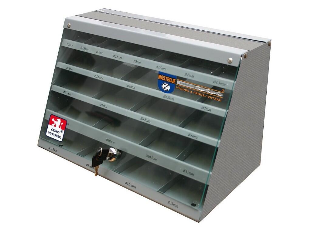 Malý prodejní box s vyb. vrtáky Ti pr.1,00-13,00mm, 370kusů - SV338RTIHSSCO5-370MB