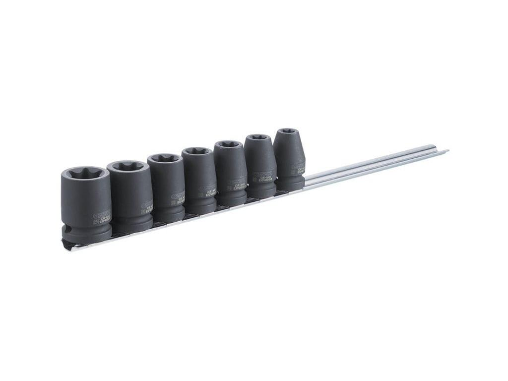 1/2" Sada průmyslových TORX hlavic, 7dílná - TNE041605