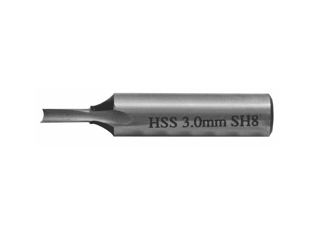 Fréza drážkovací 4mm 45/11 2z HSS na dřevo - CZFD2B-D04-11HSS