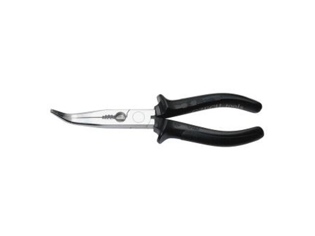 Kleště pro jemnou mechaniku čelně zahnuté 190 mm, PVC-NiCr - ZB2306-190