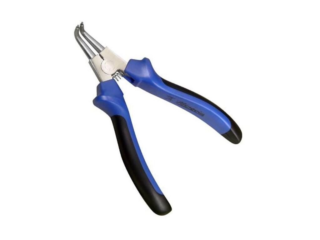 Kleště na pojistné kroužky pro hřídele 175 mm, PVC-NiCr vyhnuté 90 - ZB2326-175