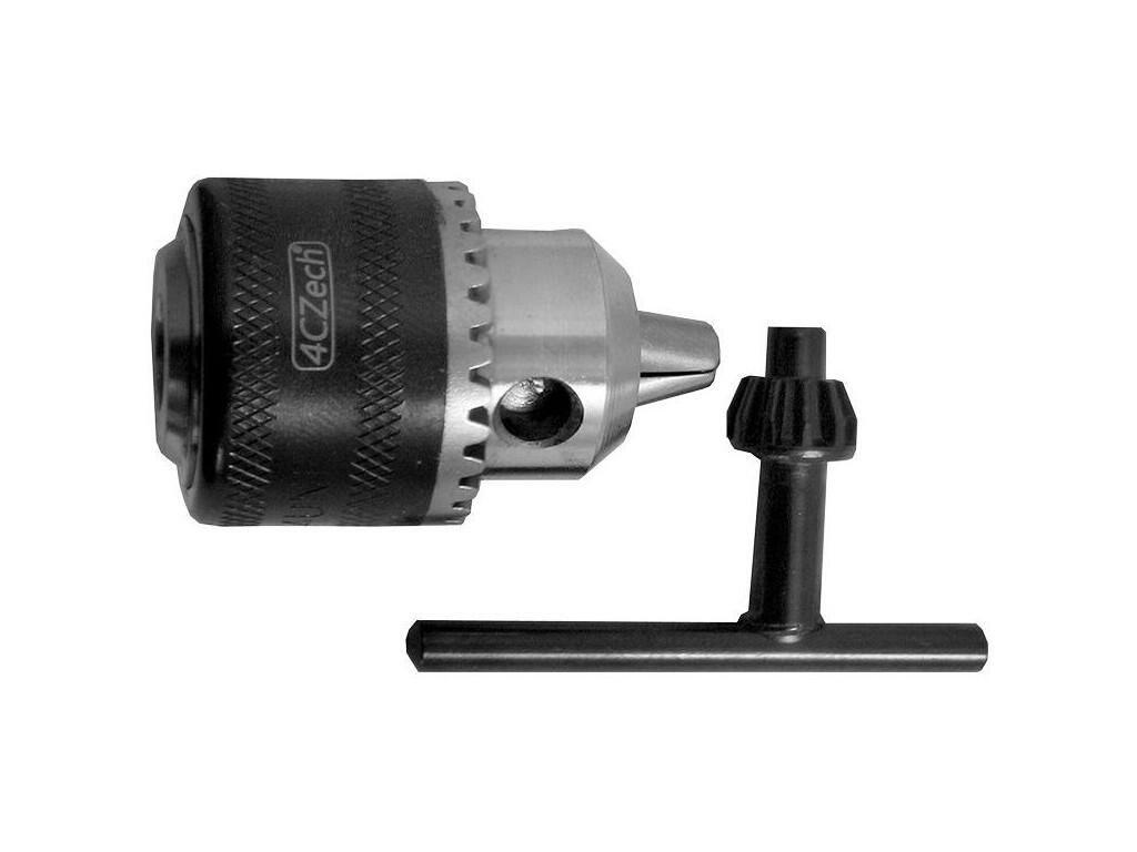 Sklíčidlo vrtačkové zubové s kličkou 0,6-6mm se závitem 3/8" 24UNF, házivost do 0,35mm - 4CZ-H06K-3/8