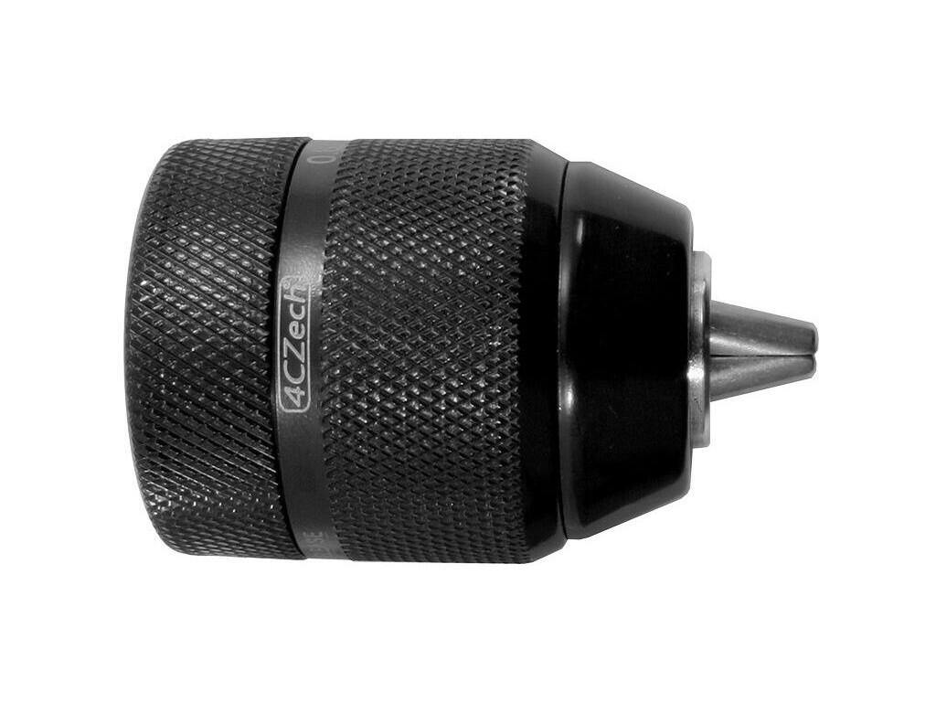 Sklíčidlo vrtačkové rychloupínací kovové Lock HM čelisti 0,8-10mm se závitem 3/8" 24UNF, házivost do 0,35mm - 4CZ-H10RK-3/8