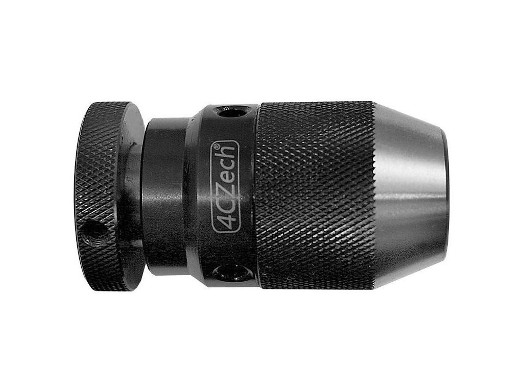 Sklíčidlo vrtačkové rychloupínací kovové STROJNÍ 0,5-6mm s kuželem B12, házivost do 0,12mm - 4CZ-H06RS-B12