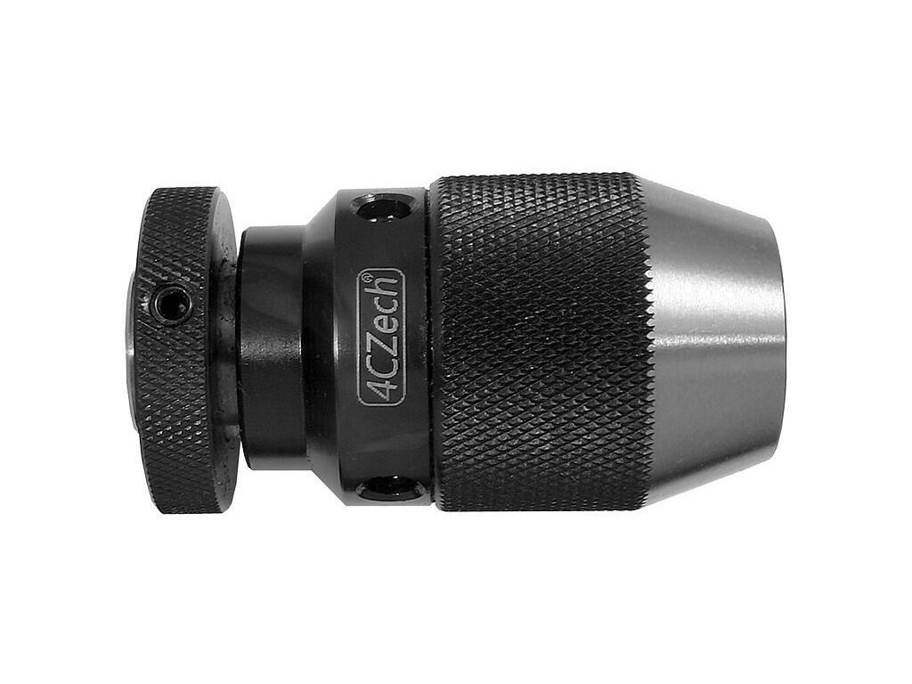 Sklíčidlo vrtačkové rychloupínací kovové STROJNÍ 0,3-8mm s kuželem B12, házivost do 0,12mm - 4CZ-H08RS-B12