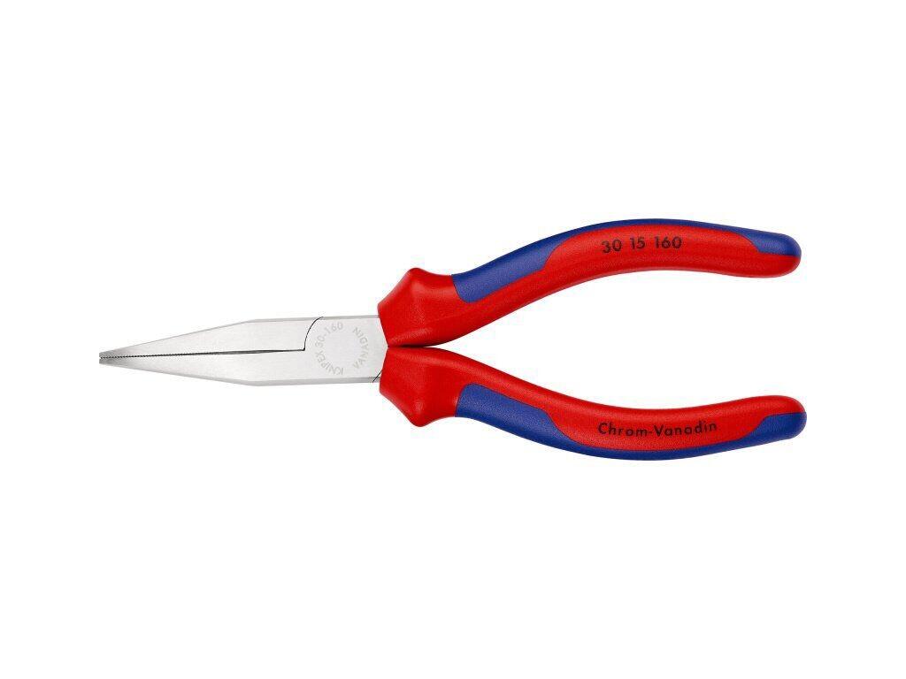 Kleště s prodlouženými plochými čelistmi Langback 160mm - KN30-15-160