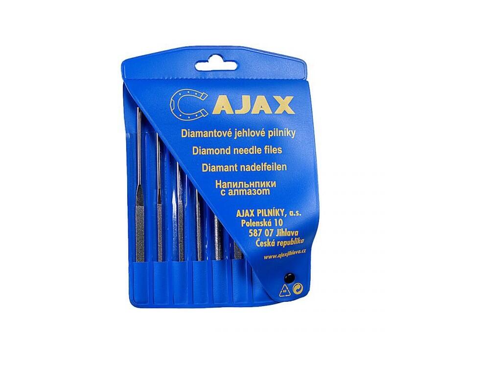 Sada jehl. pil. diamant s držadlem šestidílná 140d/126 AJAX - AJ21496-4126