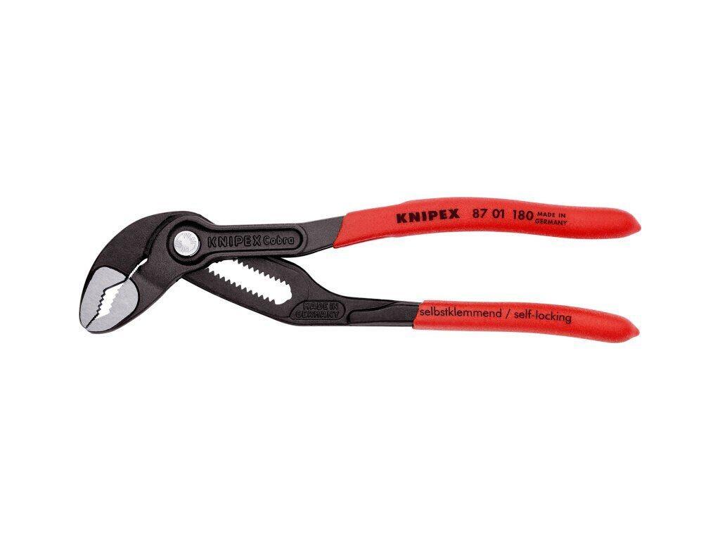 Kleště instalatérské Cobra 180mm, max.rozev. čelistí 42mm 87-01-180-SB - KN87-01-180-SB