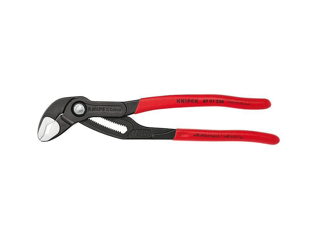 Kleště instalatérské Cobra 250mm, max.rozev. čelistí 50mm KNIPEX - KN87-01-250
