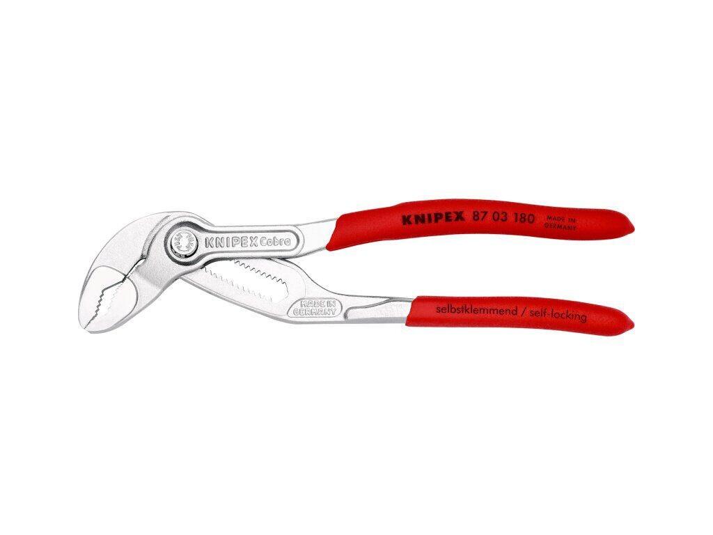 Kleště instalatérské Cobra 180mm, max.rozev. čelistí 42mm 87-03-180 - KN87-03-180