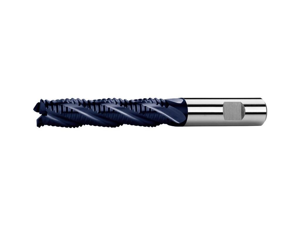 Fréza válcová čelní Ø12x53x110, Z4, DIN 844L, HSSCo8 ,TiAlN,NR - ZPS-125518-120-TIALN