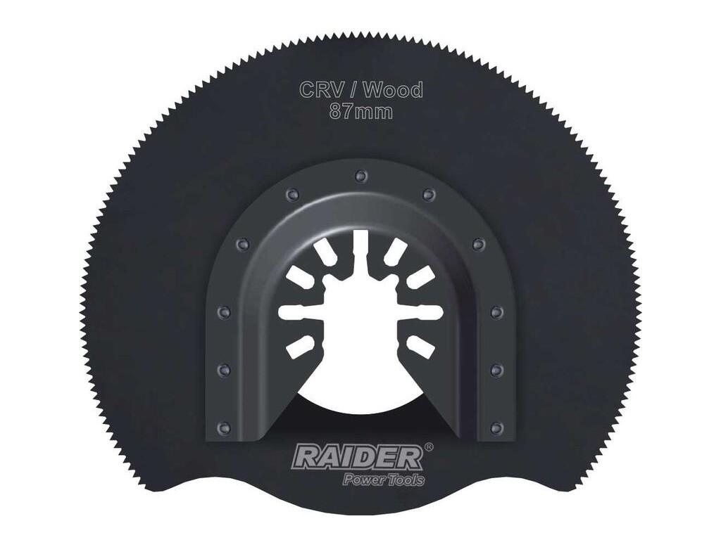 Půlkulatý pilový list pro oscilační brusky CrV, na dřevo, pr.87mm (3-7/16") RD - TM-155603