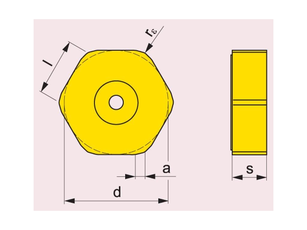 Frézovací VBD s upínáním SideLock 80023441 / 6756109 HNEF 09 G6 -S- PRAMET - PM-HNEF-0905DNFN-F-M5315