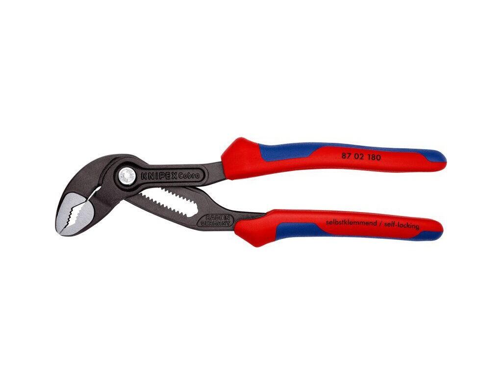 Kleště instalatérské Cobra 180mm, max.rozev. čelistí 42mm 87-02-180-SB - KN87-02-180-SB