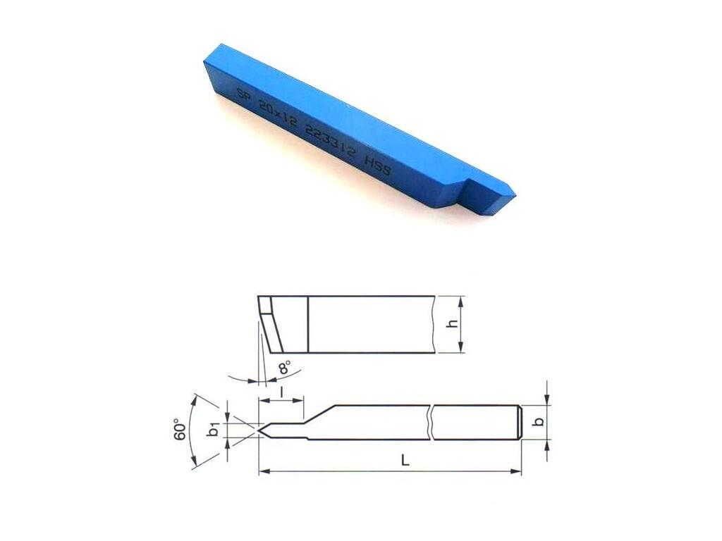 Soustružnický nůž 16x10x110 na vnější závity R - PK3312-16X10