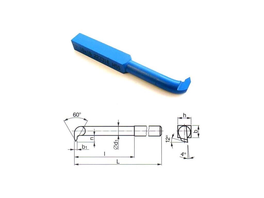 Soustružnický nůž 25x25x200 na vnitřní závity - PK3316-25X25