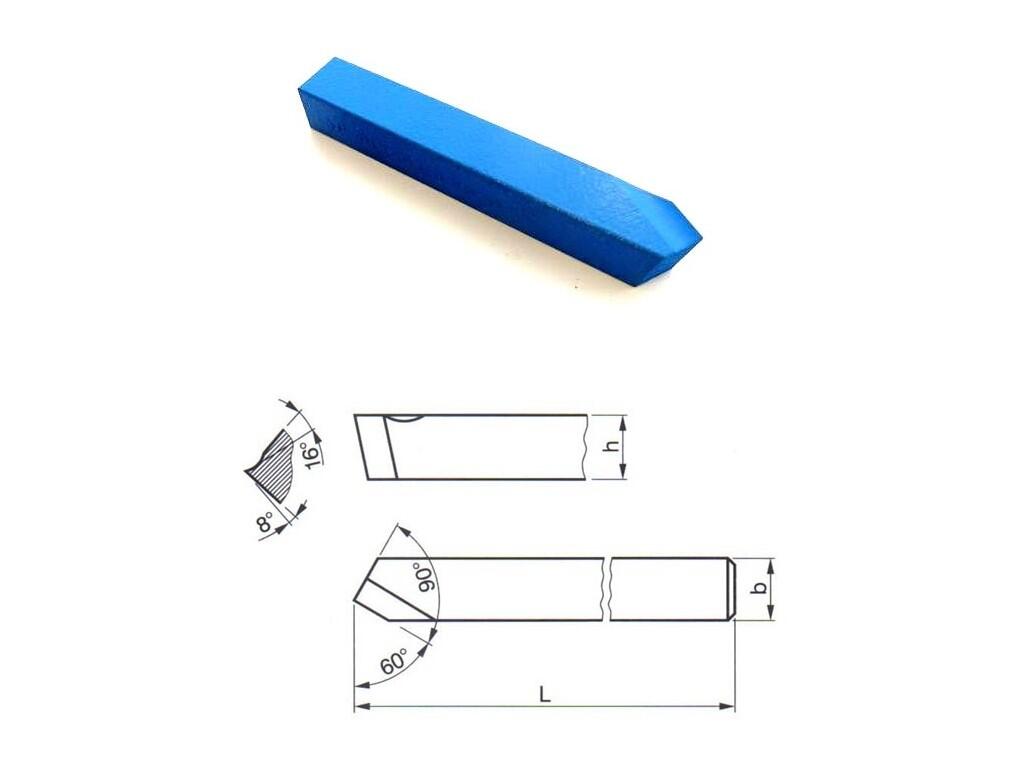 Soustružnický nůž 25x25x140 ubírací přímý 60° R DIN4951 - PK3516-25X25