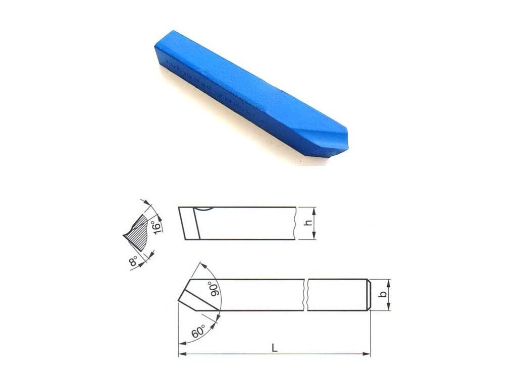 Soustružnický nůž 20x20x125 ubírací přímý 60° L DIN4951 - PK3517-20X20