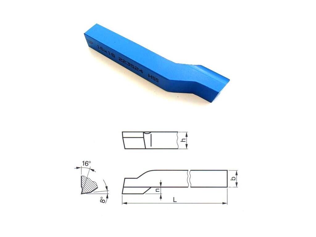 Soustružnický nůž 32x32x170 stranový R DIN4960 - PK3524-32X32
