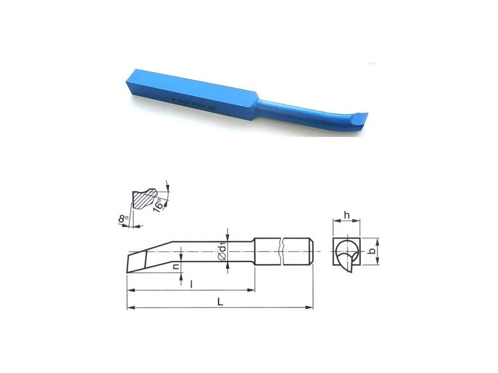 Soustružnický nůž 25x25x300 rohový vnitřní DIN4954 - PK3544-25X25