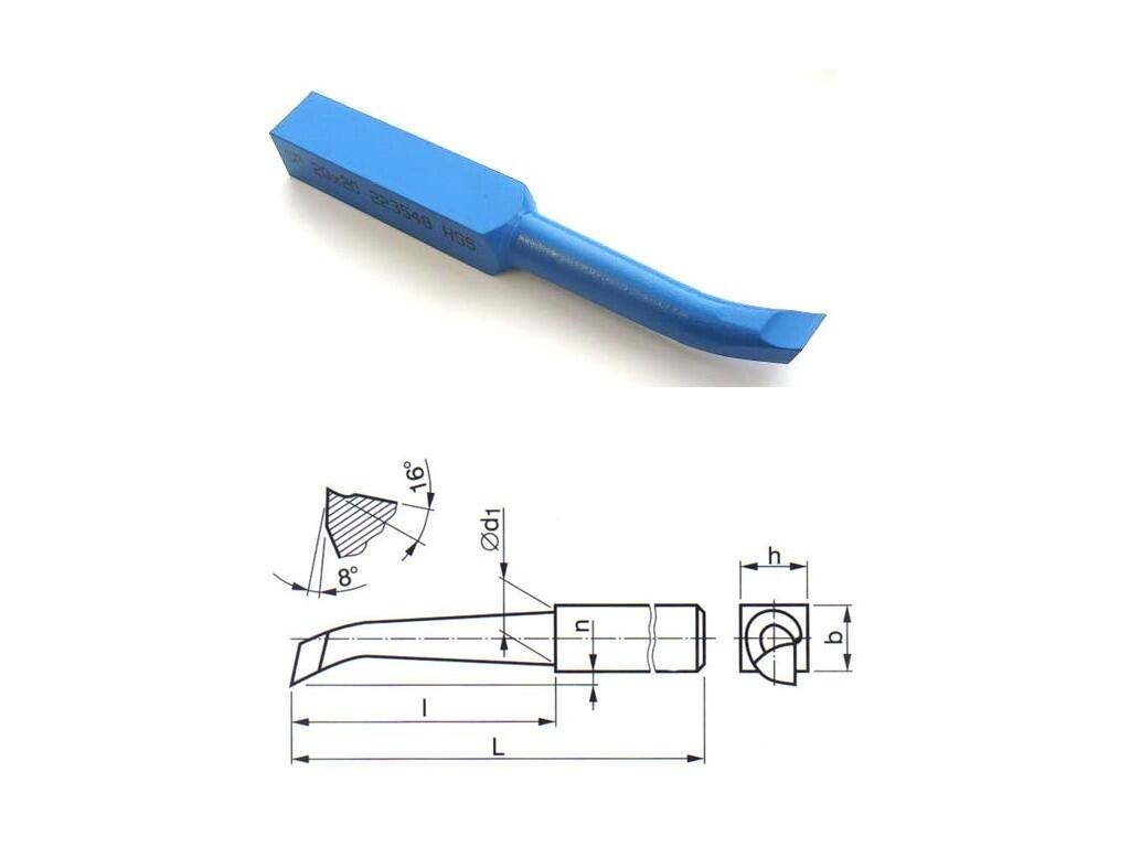 Soustružnický nůž 20x20x160 rohový vnitřní DIN4954 - PK3548-20X20