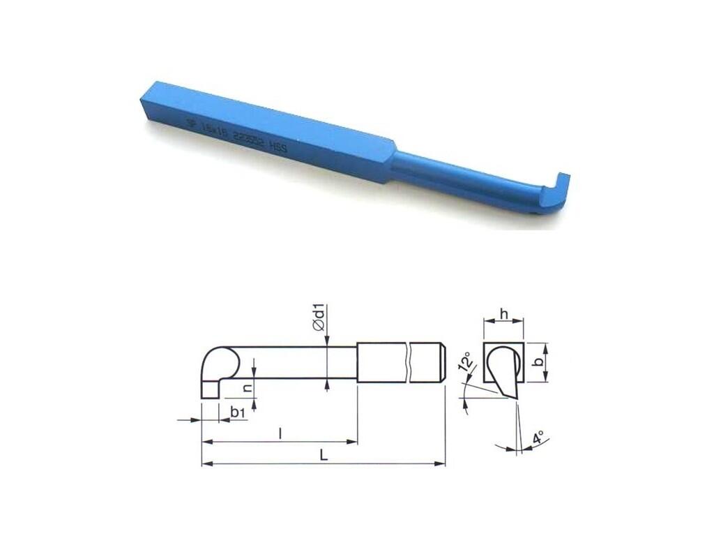 Soustružnický nůž 25x25x300 zapichovací vnitřní DIN4963 - PK3552-25X25