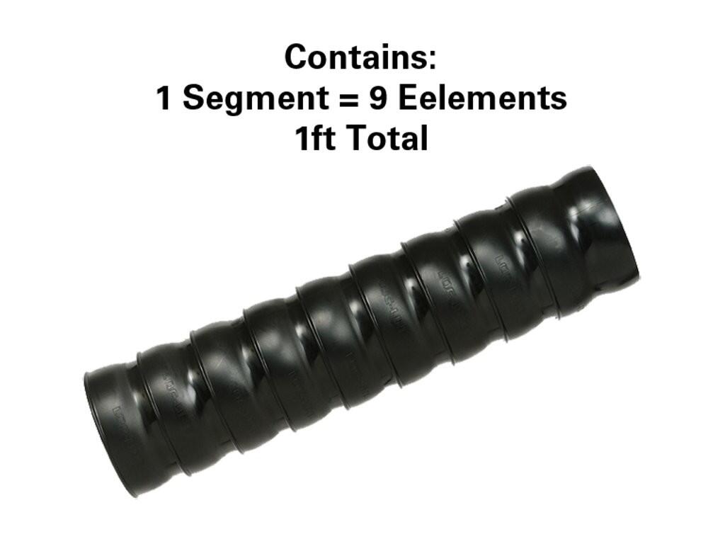 2 1/2" segment antistatický po 1 ks (černý) - LL81301AS-1