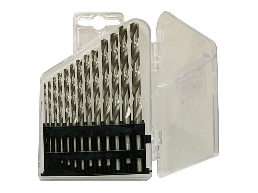 Sada vrtáků 13-dílná 2,00-8,00x0,5mm DIN338RNHSS Lesklá, plast - SV338RNHSS-13PX