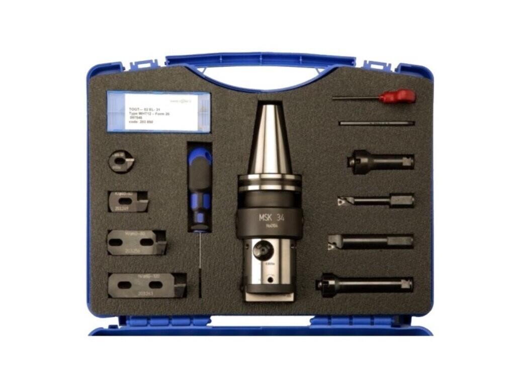 205bh-100 Ø 10-100 mm (set) MSK-AD34 Sada s příslušenstvím pro vyměnitelné destičky ISO TPGT080202 - přesná vyvrtávací hlava - MT205380