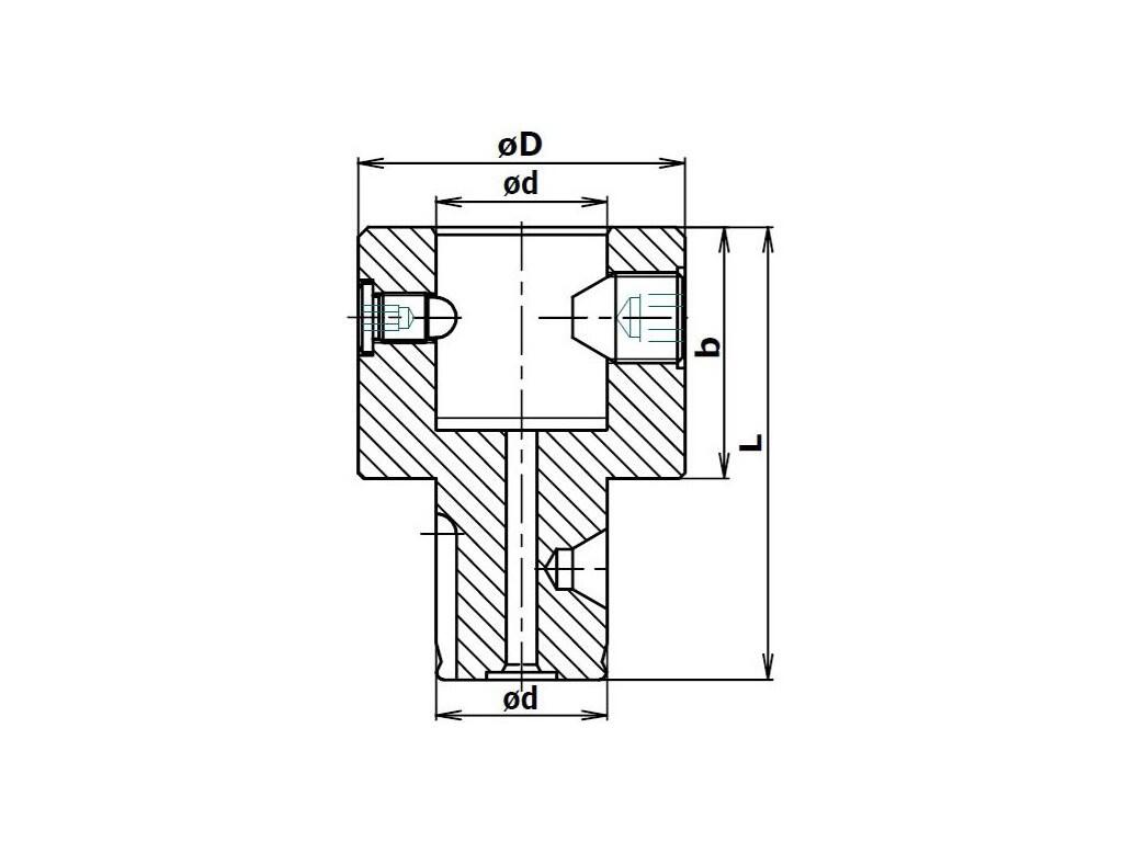 MSK-AD34/34 -100 Prodlužovací člen MSK-AD34 - přesná vyvrtávací hlava - MT210063