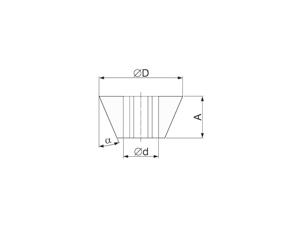 J-116 (2.5-4.5 mm) Kleština RUBBER FLEX JACOBS - doplňkové příslušenství - MT280967