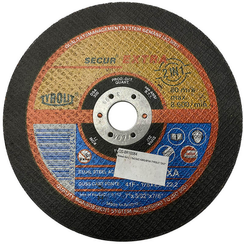 Kotouč řezný 178x2,5x22 A30Q-BFXA TYROLIT - OS-BR10084