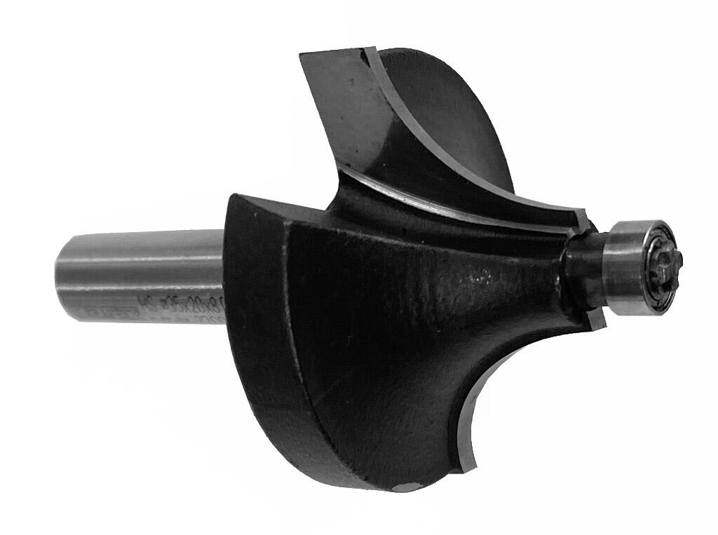 Zaoblovací fréza (HSS) s ložiskem s obrubou O35x54/20mm 12,7 stopka - 617639