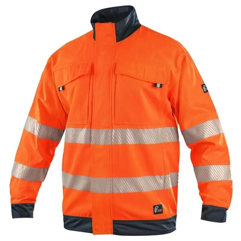 Blůza CXS HALIFAX, výstražná se síťovinou, pánská, oranžovo- modrá, vel. 46 b1/20 - CN-1112-008-942-46