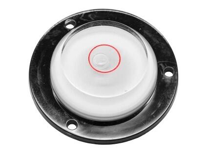 Kruhová libela s upevňovacími otvory - plast  D40/30x11mm KINEX - KI5022-02-030