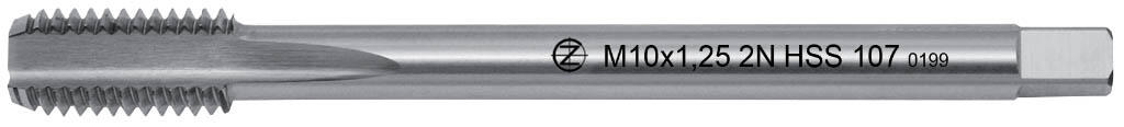 Závitník strojní M10x1 HSS 2N přímá drážka PN8/1374(DIN374) - 107 - CZZ107-102