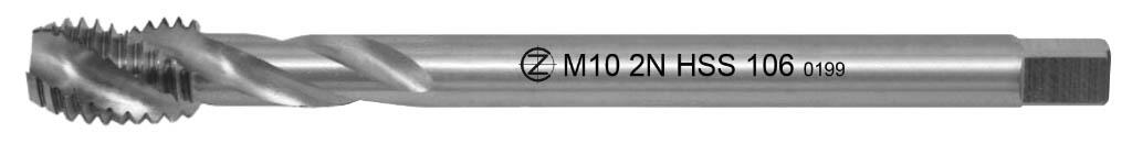 Závitník strojní M30x3,5 HSS 2N šroubovitá drážka 35° PN8/1376(DIN376) - 106 - CZZ106-300