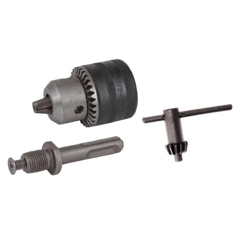 Vrtačkové sklíčidlo 1/2" 13mm sada s kličkou & SDS-plus RD - TM-999902