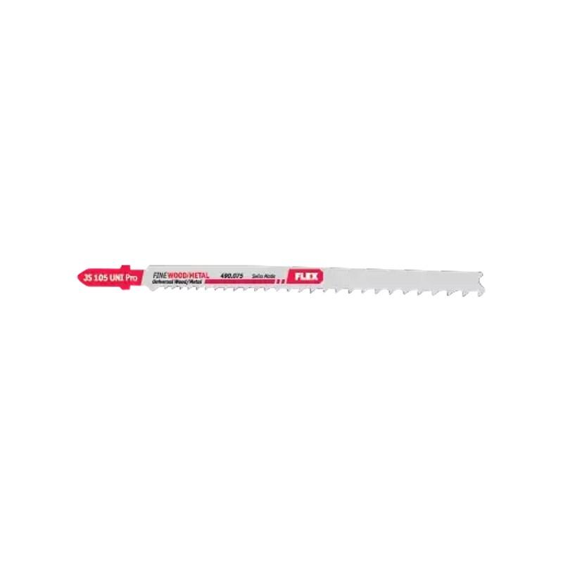 JS 105 UNI Pro VE3 Plátky do přímočaré pily na demontáž (tvrdé dřevo s hřebíky, MDF, plasty/epoxidy se zesílenými vlákny) - FX-490075
