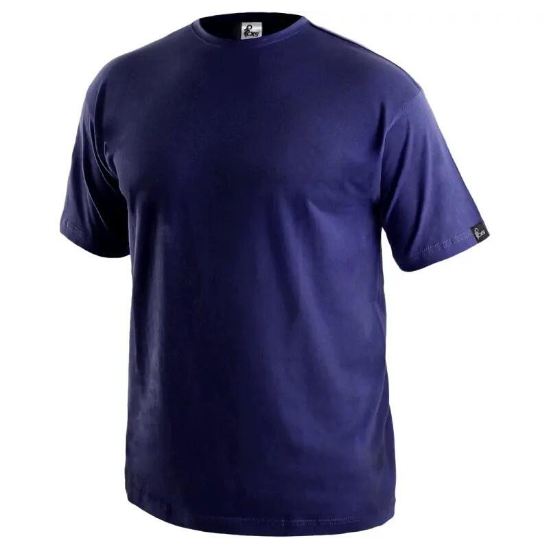 Tričko CXS DANIEL, krátký rukáv, tmavě modré, vel. 4XL b1/60 - CN-1610-001-414-98