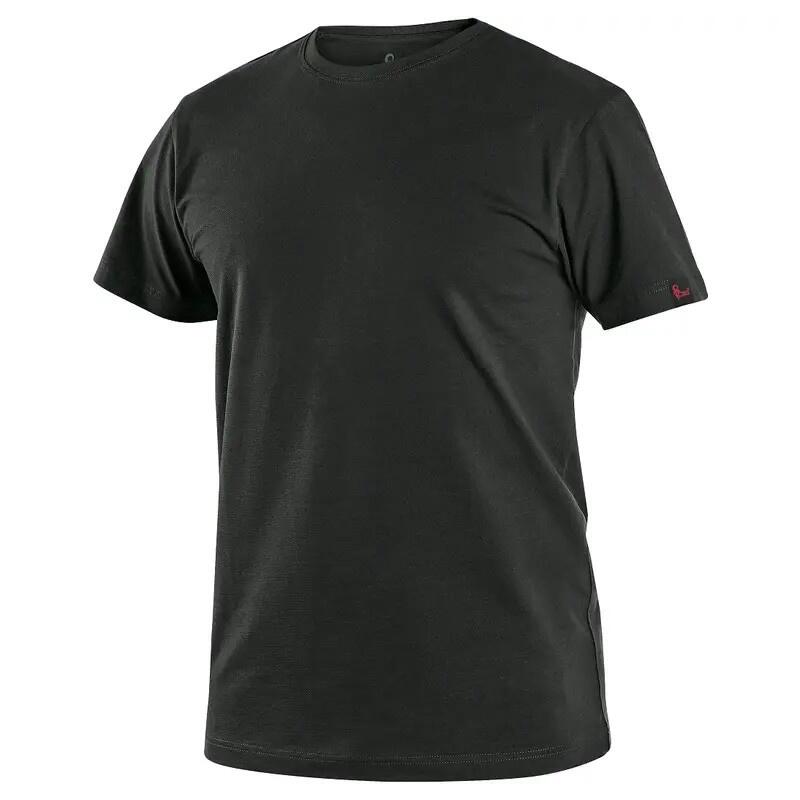 Tričko CXS NOLAN, krátký rukáv, černé, vel. 6XL b1/60 - CN-1610-312-800-X6